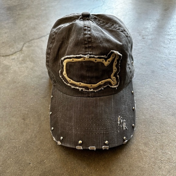 Washed Grey America Hat - Picture 2 of 7